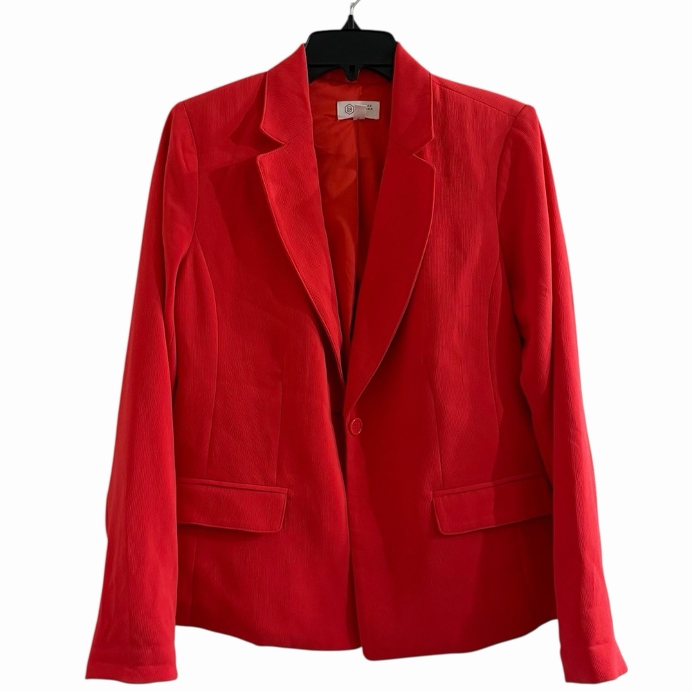 Candace Cameron Bure Red Blazer Womens XS‎ Stretch Career Jacket